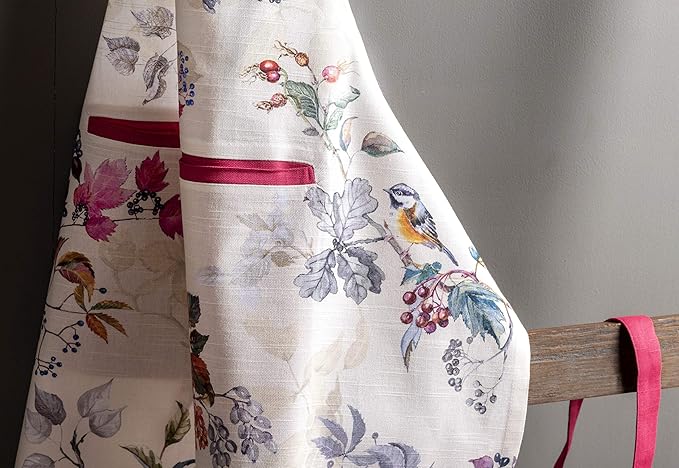 Maison d' Hermine 100% Cotton Apron for women with Pocket Kitchen Chef Apron for Men Cooking Easter Decorations