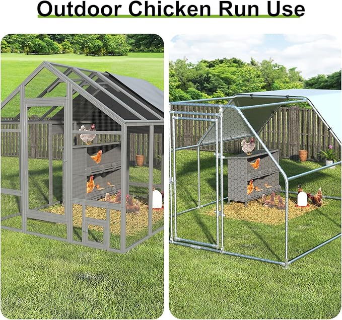 2-Tier Nesting Boxes for Chickens, 6-Compartment, Wooden Chicken Nesting Box for Laying Eggs, Chicken Laying Boxes with Perch, Solid Wood Egg Laying Box for Hens, Ducks, 1 Pack
