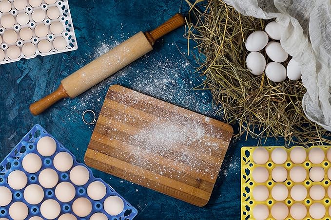 10Pcs Plastic Egg Tray 30-Cell Egg Flats Egg Crates, Stackable Egg Cartons Flats for Egg Packing, Storage, Shipping Fresh Eggs