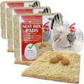 Pecking Order Nest Box Pads for Chicken Nesting Boxes - 13 x 13 Pads Made in USA from Sustainably Sourced Aspen Excelsior,(Pack of 30)