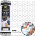 Chicken Wire 12 in x 50 FT x 1” Mesh x 20GA | Poultry Wire Netting | Hot Dipped Galvanised | Hexagonal Galvanized Mesh for Chicken Coop, Rabbit Cage, Fence Barrier (12X50)