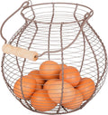 Wire Egg Basket - Vintage Style - By Trademark Innovations