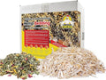 Hemp Bedding for Chicken Coop, with Anti Odor Herbs - Small Animal Litter for Guinea Pig, Hamster, Bunny Rabbit, Snake, Ferret, Tortoise, Rat and More - Pine Wood Shavings Alternative Poultry 1cuft