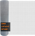 Galvanized After Welding Hardware Cloth 24 in x 50 ft - 1/4 x1/4 inch Mesh 23GA