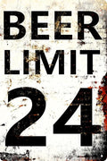 Man Cave Wall Decor Limit 24 Metal Sign Bar Sign Metal Tin Plate Garage Sign Art For Bar Pub Posters Decor Accessories Retro Tin Plate 8x12 Inch