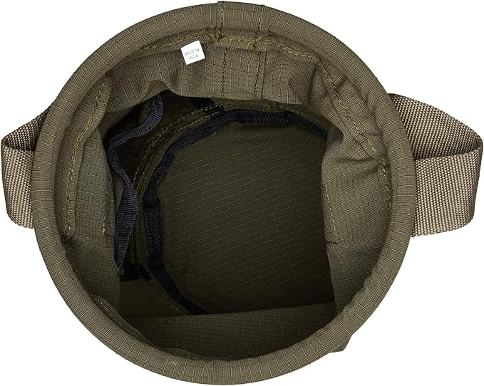 Graintex Canvas Utility Bucket 9.5"x14", Round Tool Bucket, Reinforced Base & Carry Handle, Ripstop Canvas, Ideal Multi-Purpose Bag for Jobsite, Gardening, Home Use, Tool Storage (Hunter Green)