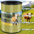 Electric Fence Wire 3366FT, 1026M with 9 Stainless Steel Stands，Electric Fencing Wire Rope Kit for Livestock, Garden, Squirrels, Reliable Conductivity and Rust Resistance