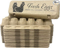 Printed Paper Pulp Egg Cartons - Fresh Eggs (15)