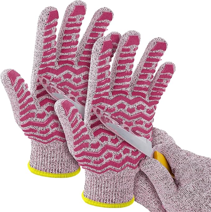 HandLove Cut Resistant Gloves, 100% Food Contact Safe, CE Level 5 Premium Protective Cutting Gloves