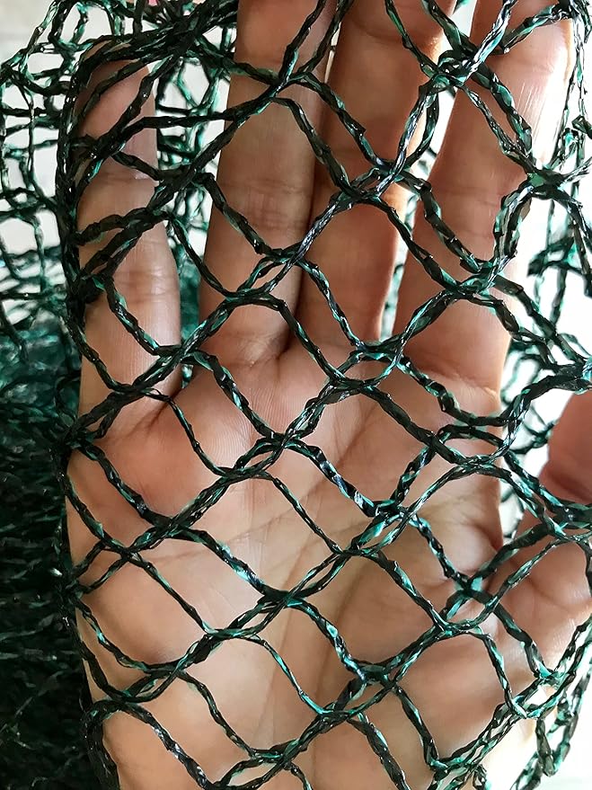 Bluefire Direct Commercial Grade Heavy Duty Polyethylene Anti Bird Netting for Garden Blueberries Fruit Trees Poultry Cage Pond Net Reusable Does not Tangle Snag or Rot (50'x66')