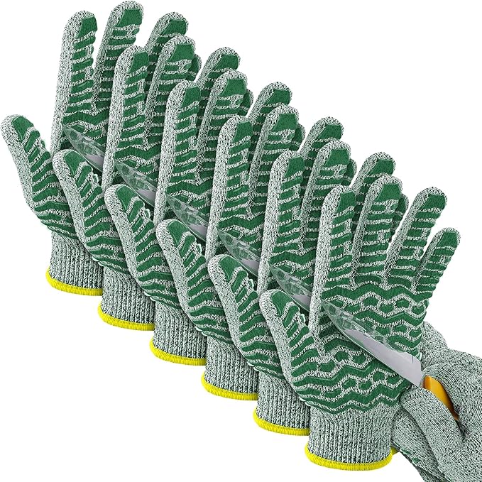 HandLove Cut Resistant Gloves, 100% Food Contact Safe, CE Level 5 Premium Protective Cutting Gloves