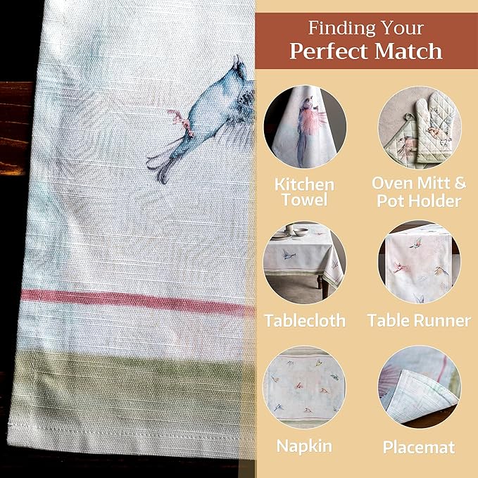 Maison d' Hermine 100% Cotton Apron for women with Pocket Kitchen Chef Apron for Men Cooking Easter Decorations