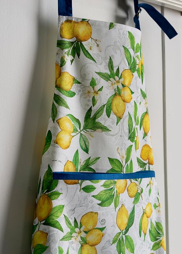 Maison d' Hermine 100% Cotton Apron for women with Pocket Kitchen Chef Apron for Men Cooking Easter Decorations