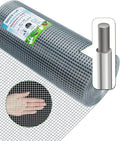 Hardware Cloth,1/2inch 48inx100ft 19 Gauge,Double-Layer Hot-Dip Galvanizing After Welding,Chicken Wire Netting Garden Wire Fencing Rabbit Snake Fence Chicken Coop Plant Supports