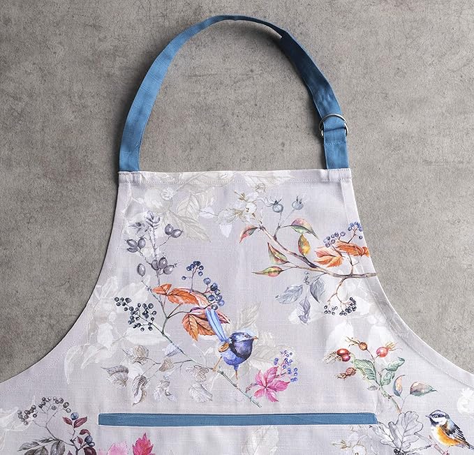 Maison d' Hermine 100% Cotton Apron for women with Pocket Kitchen Chef Apron for Men Cooking Easter Decorations