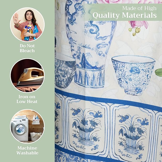 Maison d' Hermine 100% Cotton Apron for women with Pocket Kitchen Chef Apron for Men Cooking Easter Decorations