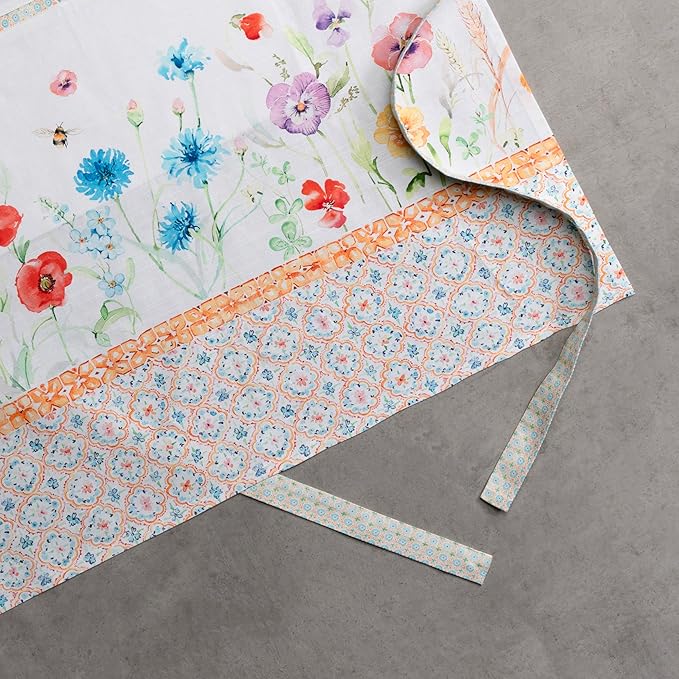 Maison d' Hermine 100% Cotton Apron for women with Pocket Kitchen Chef Apron for Men Cooking Easter Decorations