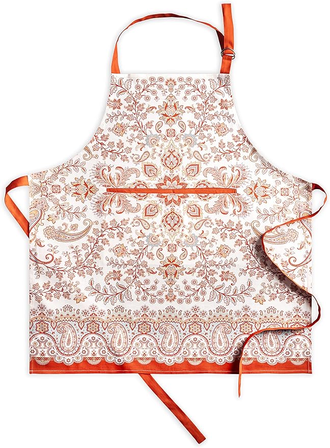Maison d' Hermine 100% Cotton Apron for women with Pocket Kitchen Chef Apron for Men Cooking Easter Decorations