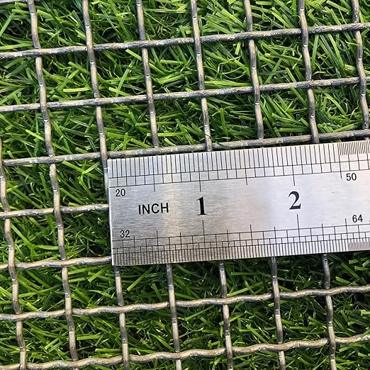 15 Gauge Strong Galvanized Woven mesh 40"X24" 1/2" mesh|Delivered Flat|Poultry cage Netting -Anti-Rodent Steel mesh Crimped mesh Snake Fence Chicken Wire Fencing-Corrugated Wire