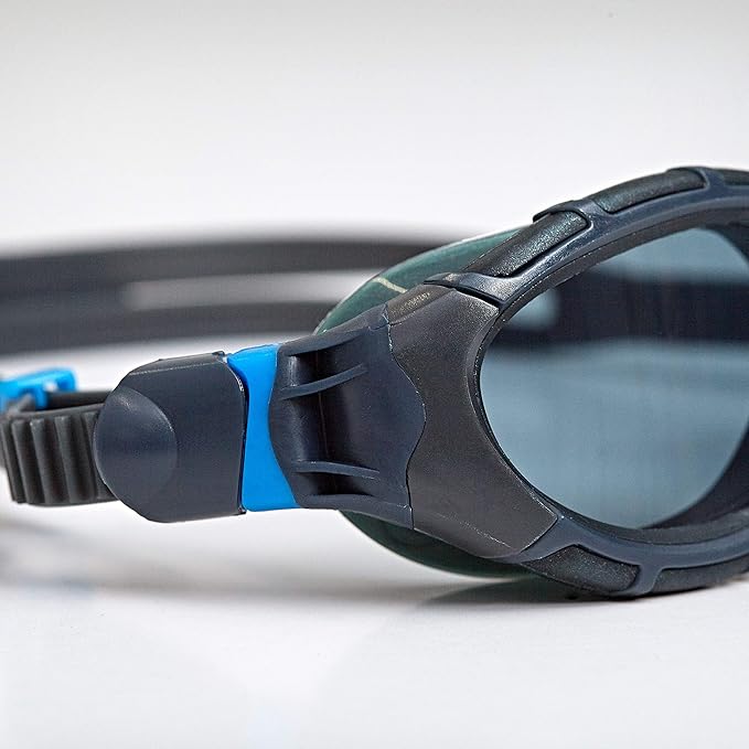 Zoggs Adult Unisex Predator Flex Anti-Fog UV Protection Curved Lens Ultra-Fit Gasket Quick-Adjust Swimming Goggles, 461041