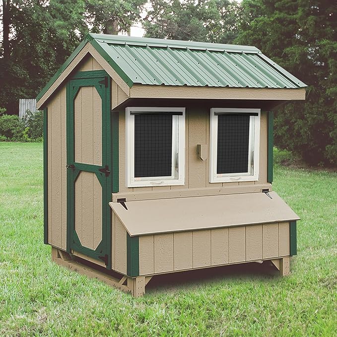 Chicken Coop Window 14" W x 21" H, Flush Mount Tilt Out White for Chicken Coops, Sheds, and Playhouses 1 PK (WCC1421W-BX1)