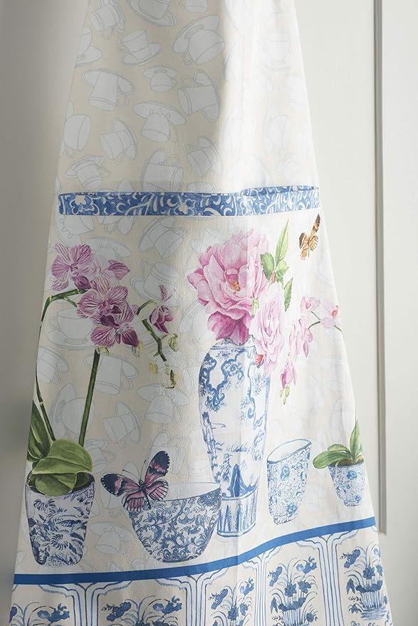 Maison d' Hermine 100% Cotton Apron for women with Pocket Kitchen Chef Apron for Men Cooking Easter Decorations