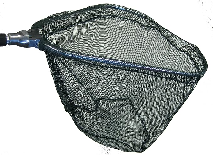 Telescope Landing nets (hoop:23x24",Handle:27~47",Knotless Mesh)
