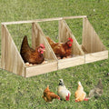 3 Pack Chicken Coop Nesting Boxes for Laying Eggs - Wooden, Duck & Chicken Nesting Box Accessories