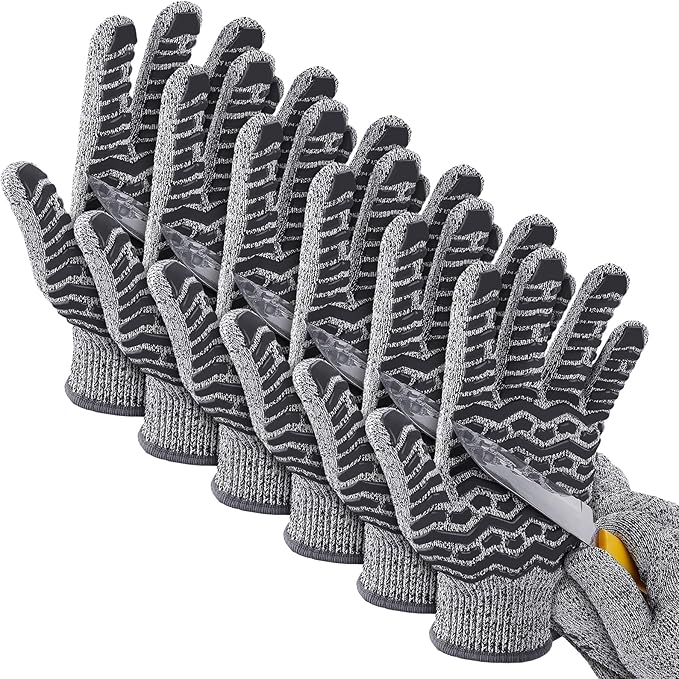 HandLove Cut Resistant Gloves, 100% Food Contact Safe, CE Level 5 Premium Protective Cutting Gloves