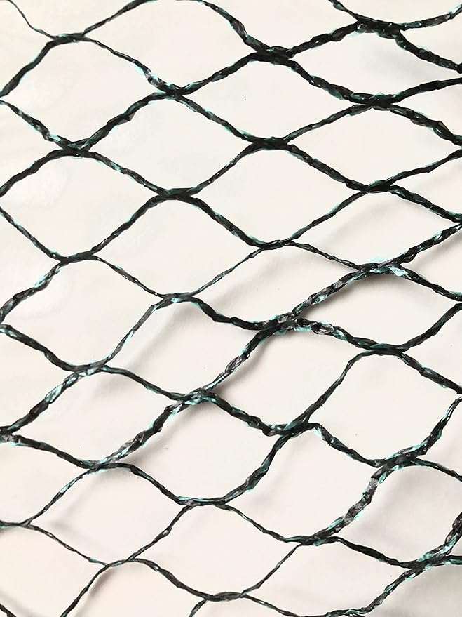 Bluefire Direct Commercial Grade Heavy Duty Polyethylene Anti Bird Netting for Garden Blueberries Fruit Trees Poultry Cage Pond Net Reusable Does not Tangle Snag or Rot (50'x66')