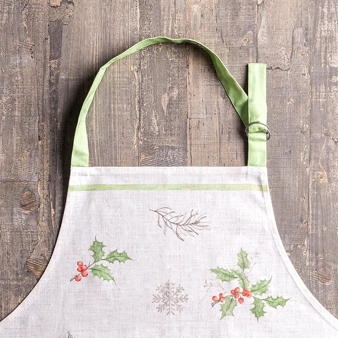 Maison d' Hermine 100% Cotton Apron for women with Pocket Kitchen Chef Apron for Men Cooking Easter Decorations