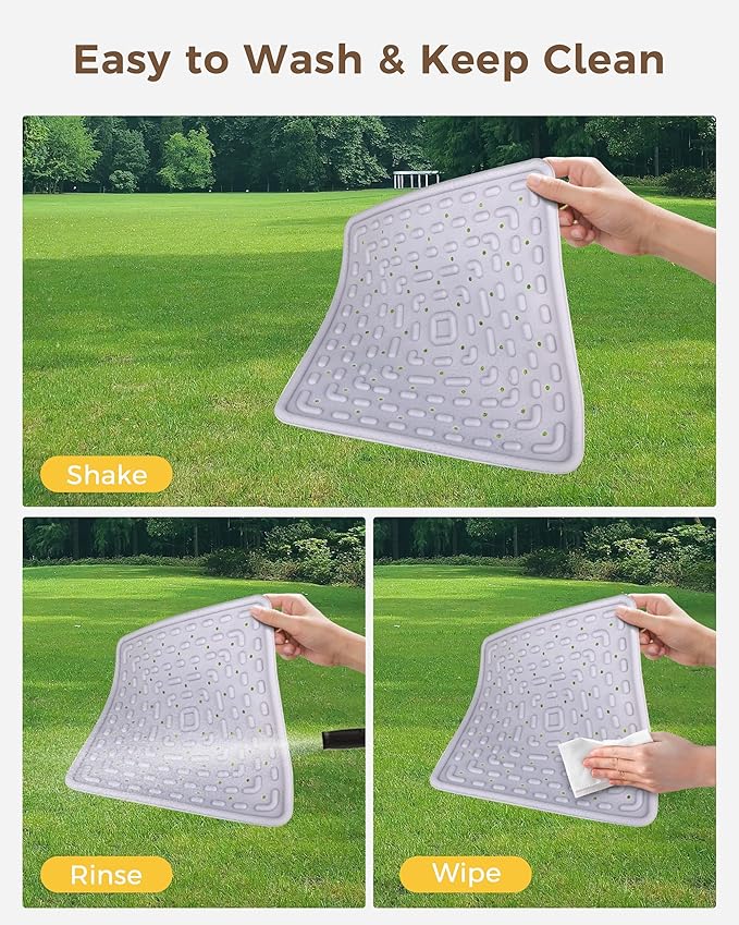 Washable & Reusable Nesting Pads for Chicken Coop - 10Pcs Chicken Nest Mats - Durable 12"x 12" Plastic Nest Box Pads for Egg Laying Hens (Soft, Easy Clean, Premium)