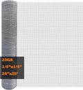 Galvanized After Welding Hardware Cloth 24 in x 25 ft - 1/4 x1/4 inch Mesh 23GA