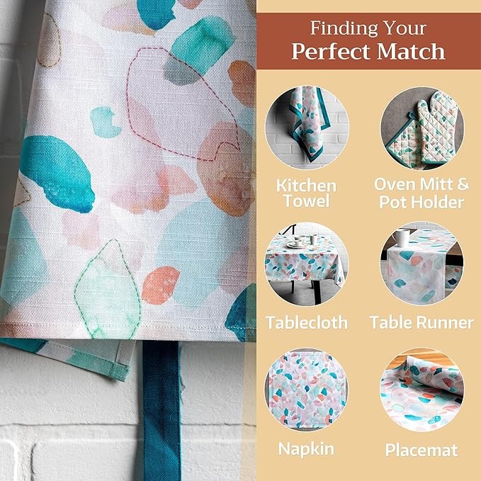 Maison d' Hermine 100% Cotton Apron for women with Pocket Kitchen Chef Apron for Men Cooking Easter Decorations