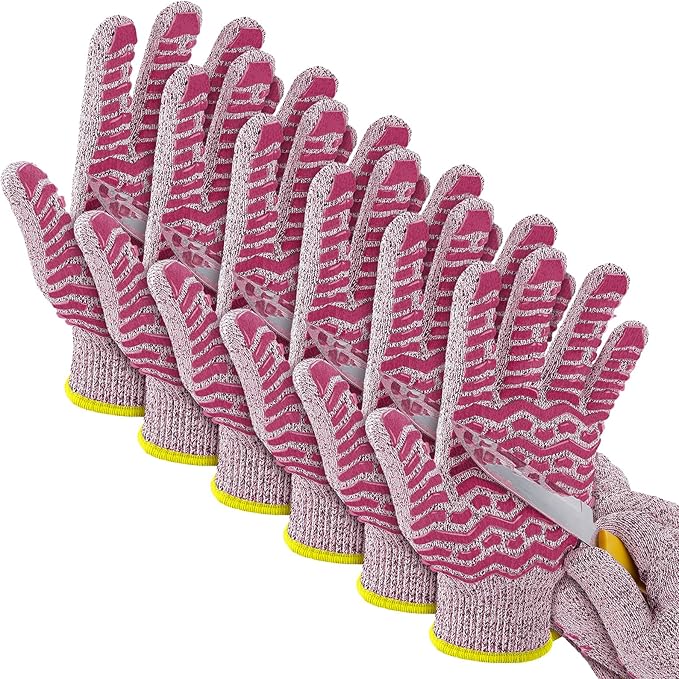 HandLove Cut Resistant Gloves, 100% Food Contact Safe, CE Level 5 Premium Protective Cutting Gloves