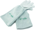 Rose Pruning Gloves for Men and Women - Thorn Proof Goatskin Leather Gardening Gloves with Gauntlet (Extra Large，Natural)