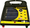 Zareba Solar Powered Electric Fence Charger - ESP10M-Z - 10 Mile Solar Powered Electric Fence Energizer, Low Impedance, Contain Animals and Keep Out Predators