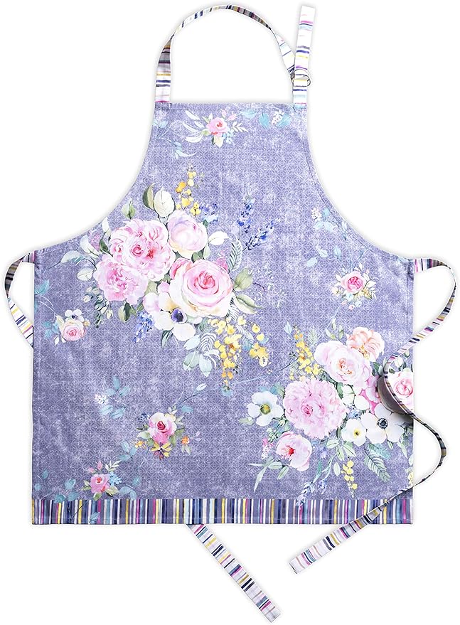 Maison d' Hermine 100% Cotton Apron for women with Pocket Kitchen Chef Apron for Men Cooking Easter Decorations