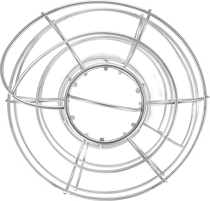 Southern Homewares Egg Skelter Deluxe Modern Spiraling Dispenser Rack Silver