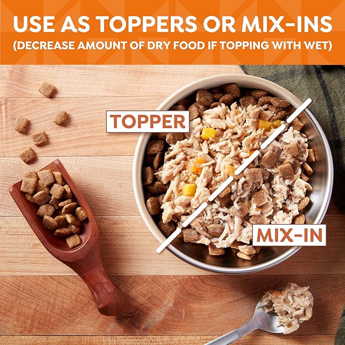 Nature's Recipe Grain Free Wet Dog Food Variety Pack, Chicken Recipes with Beef, Turkey & Lamb in Savory Broth, 2.75 oz. Cups (Pack of 24), 2 Count