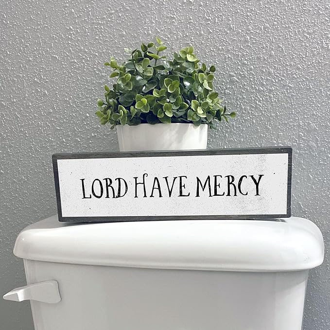 Wood & Metal Southern Sign – Weatherproof Indoor Outdoor Wall Decor – Rustic Charm with "Lord Have Mercy" – Gift-Wrapped & Ready to Give
