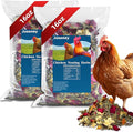 JUSONEY 32 OZ Nesting Herbs for Chicken Coop, Premixed 8 Dried Herbs Nesting Pads for Chicken Coop,Chicken Coop Accessories Help Coop Smell Promote Egg Production