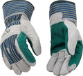 Kinco Suede Cowhide with Double Palm & Safety Cuff
