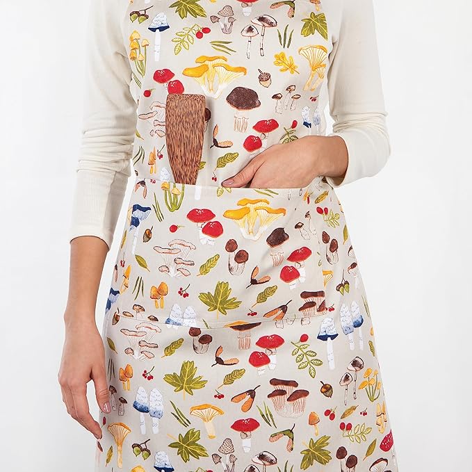 Now Designs Field Mushrooms Chef's Kitchen Apron