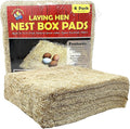 Cackle Hatchery Laying Hen Nest Box Pads Made in USA from Sustainable Aspen Exceslior - 13x13 Nesting Box Liners (6-Pack)