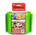 Silicone BBQ & Kitchen Mitt 2-Pack Set (Small/Medium, Green)